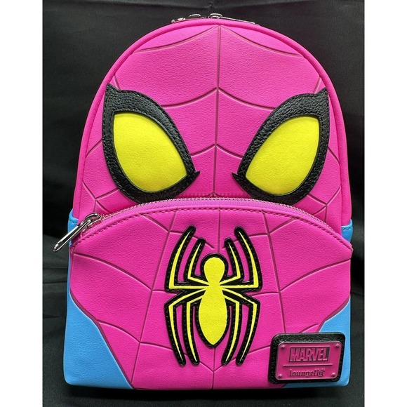 Loungefly Handbags - NWT Loungefly Marvel Spider-Man Cosplay GITD Mini Backpack NEW